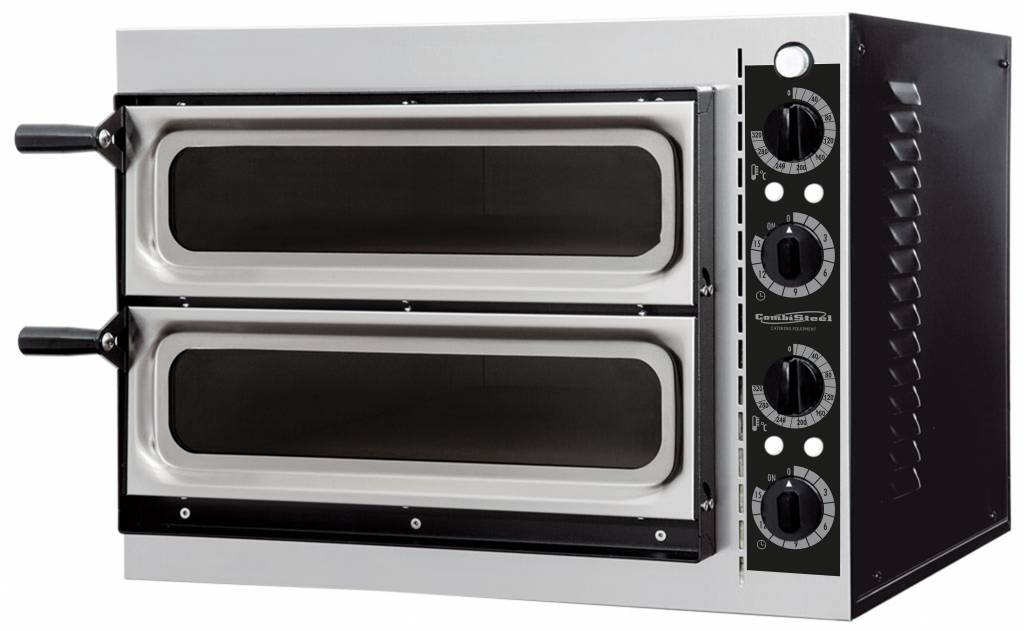 Pizzaoven Dubbel, 2 Pizza's Ø320mm | 2400W | 568x500x430(h)mm