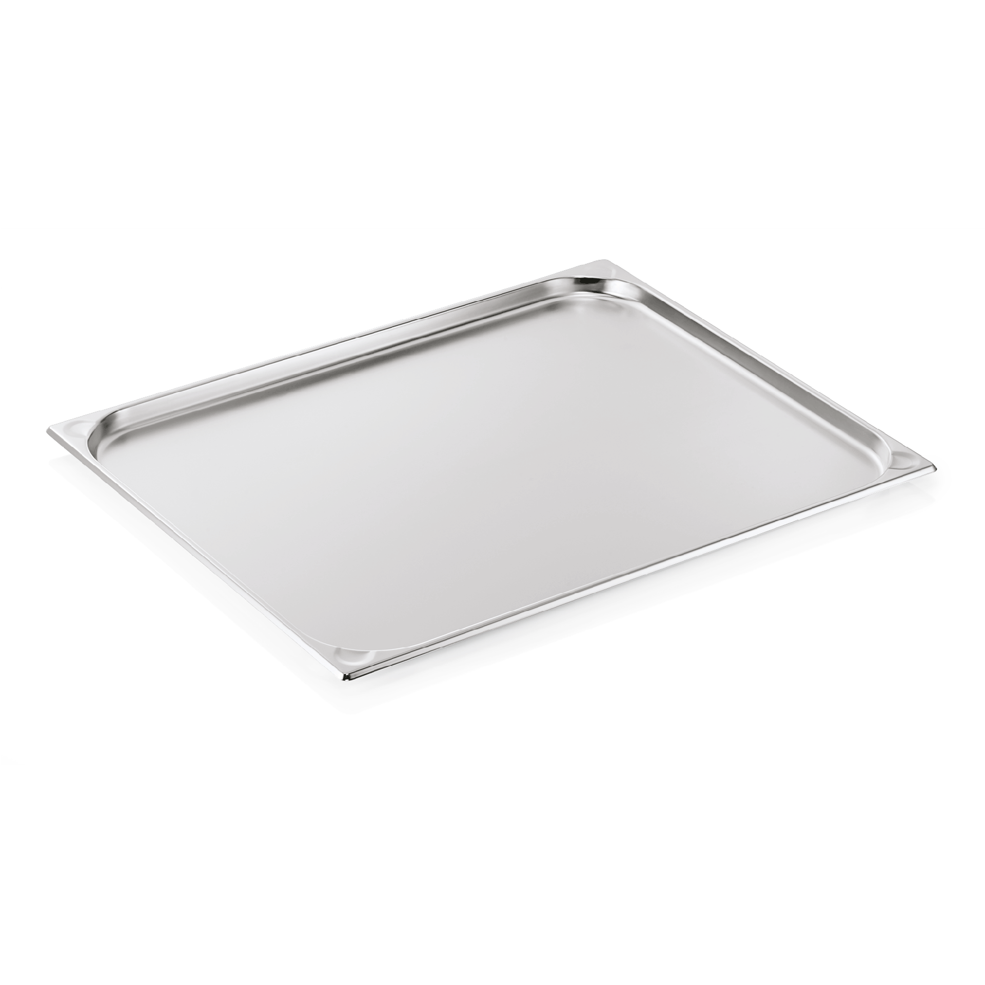 GN-container GN CORE 2/1-020 mm, met U-hoeken, chroom-nikkelstaal