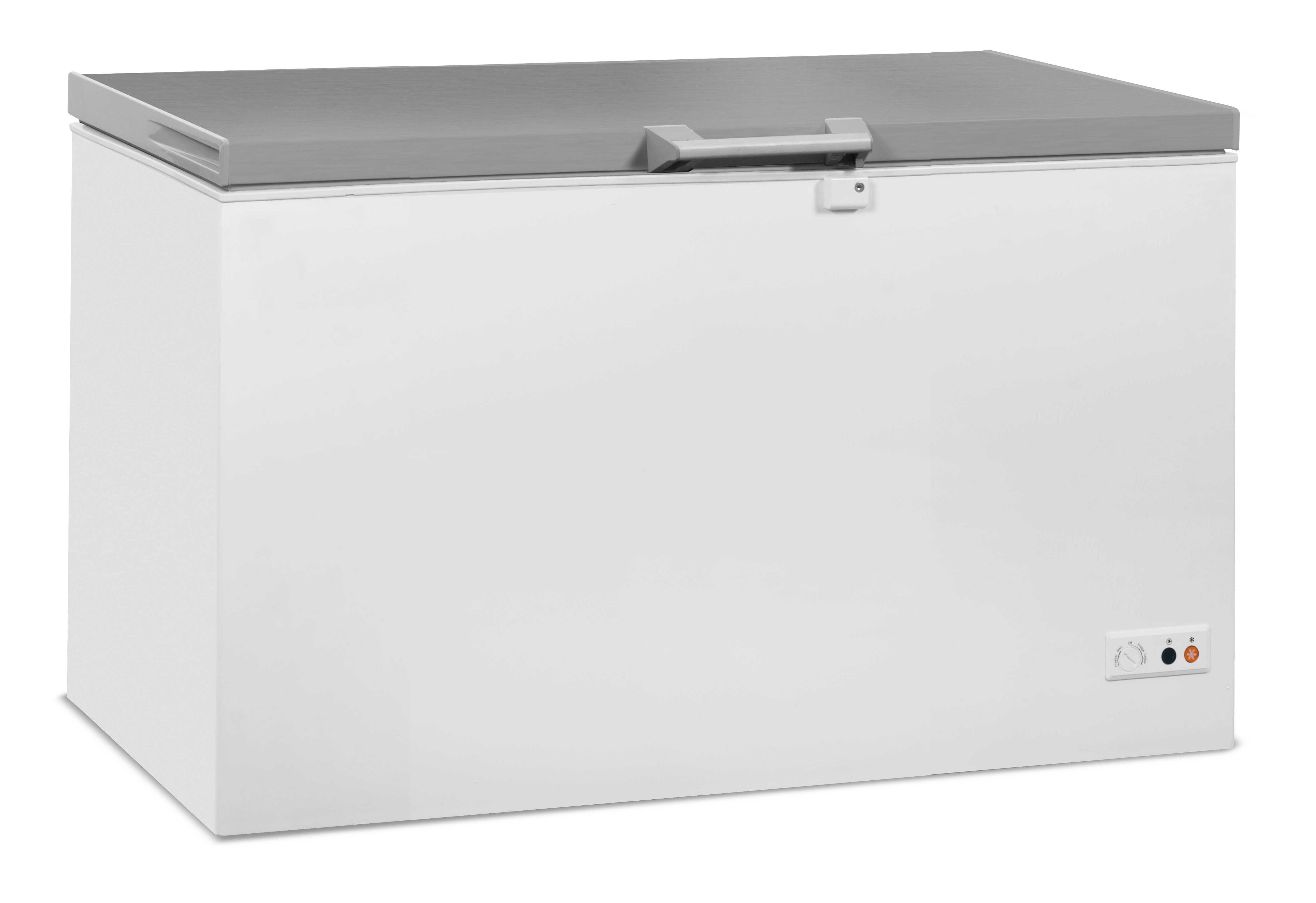 Vrieskist RVS deksel - 407 liter