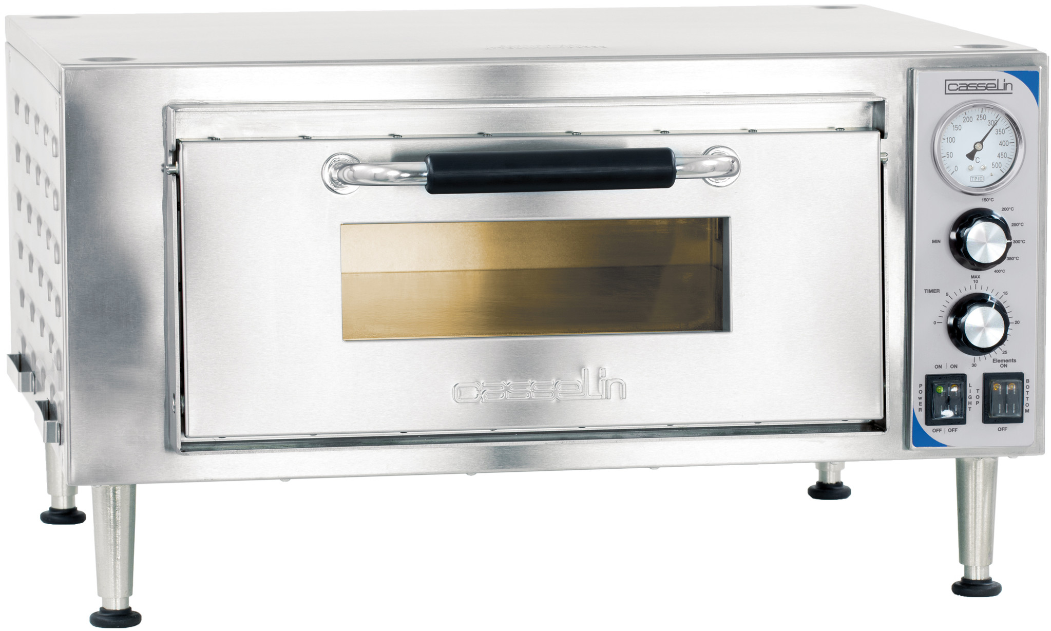 Quartz Pizza Oven | Geschikt voor Ø26 cm x 2 | 1800W | 690x700x(H)380-400mm