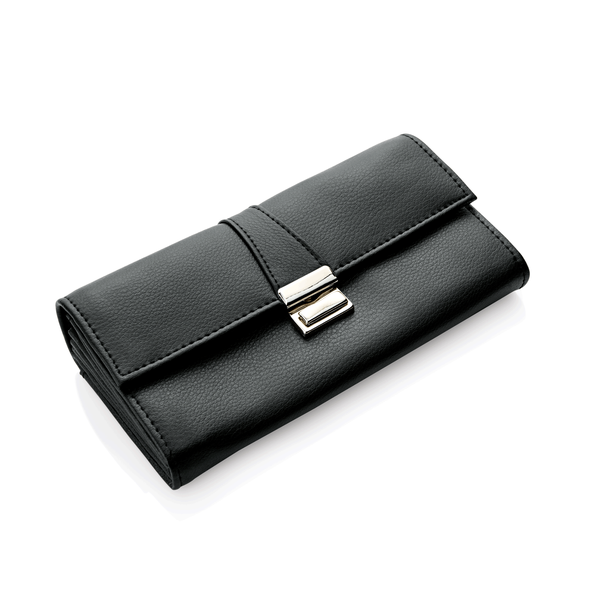 Portefeuille de serveur avec 5 compartiments intérieurs, 18 x 10 cm, cuir synthétique