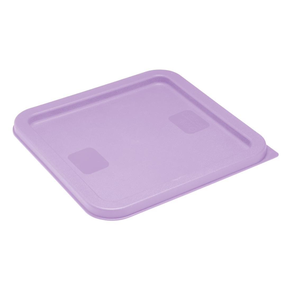Couvercle carré pour boîte de conservation Hygiplas violet 