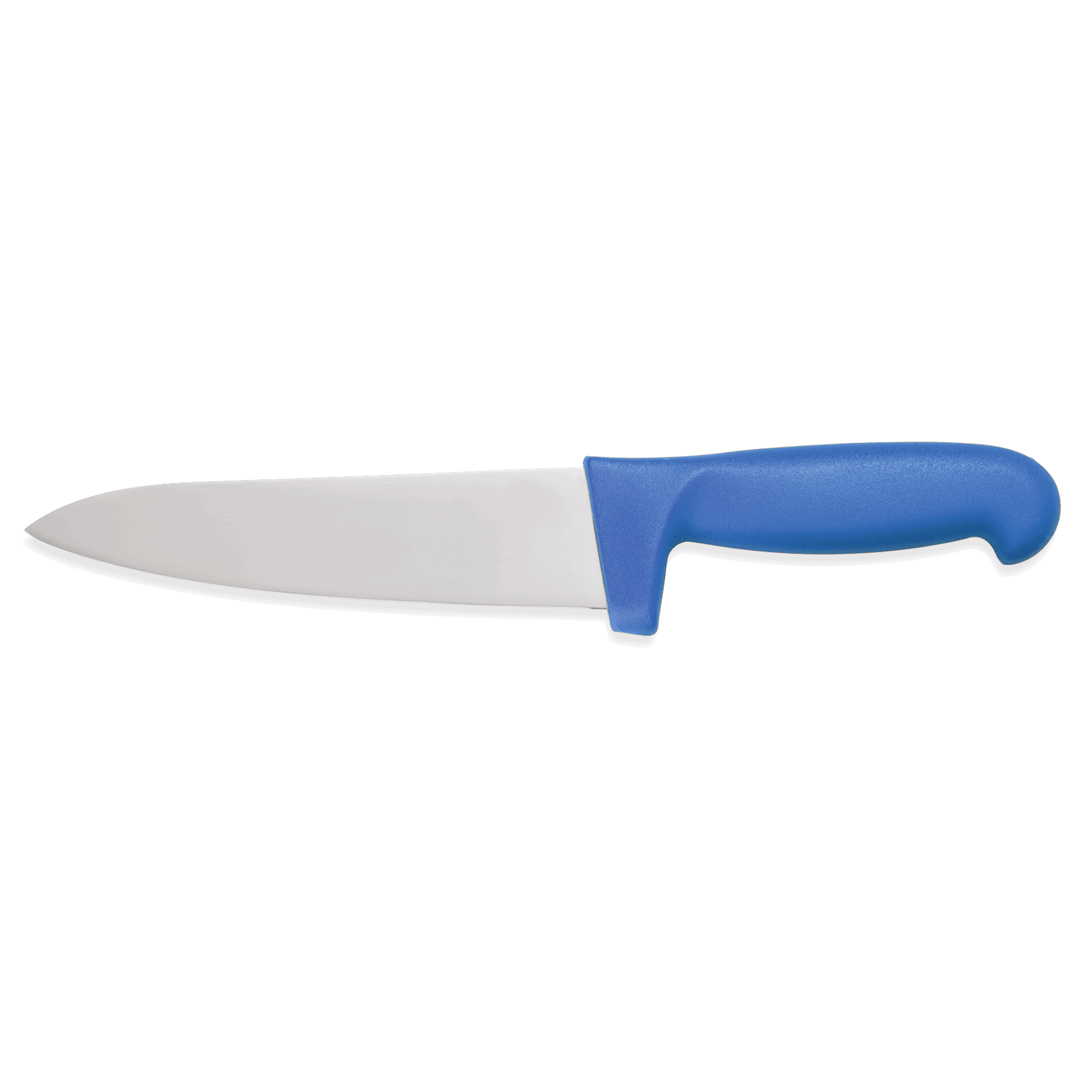 Couteau de chef HACCP, 30 cm, bleu, acier inoxydable, plastique