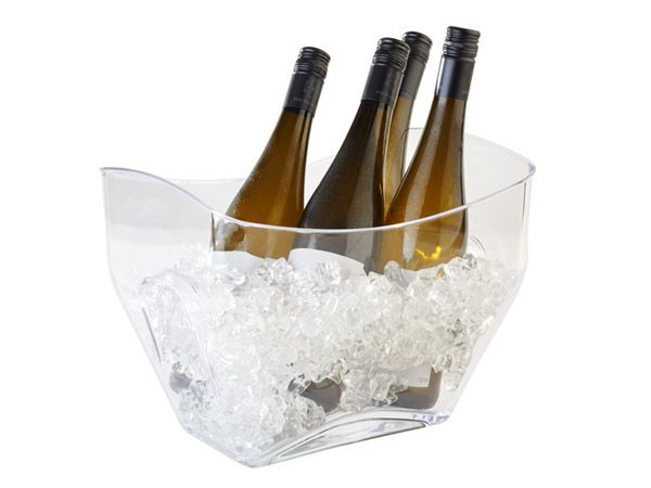 Wijn/Champagnekoeler APS | Transparant | 7 Liter | 320x215x247(h)mm