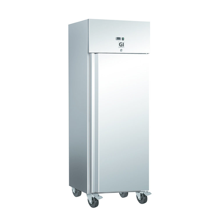 RVS Horeca Koeling 600 Liter | Geforceerd Gekoeld | Op Wielen | 680x800x(H)2010mm