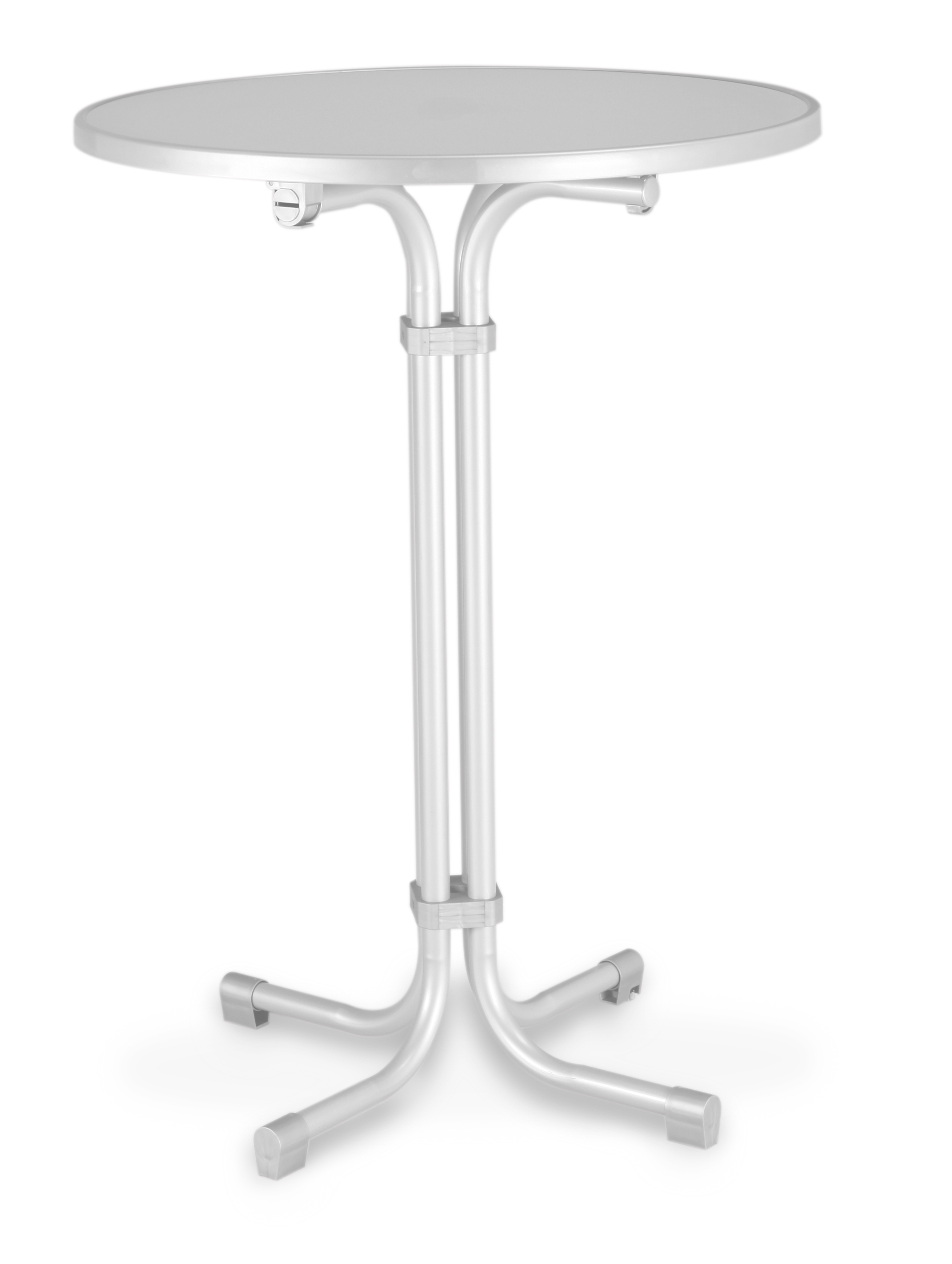 Multiflex Bartisch/Stehtisch rund ø70cm Weiß