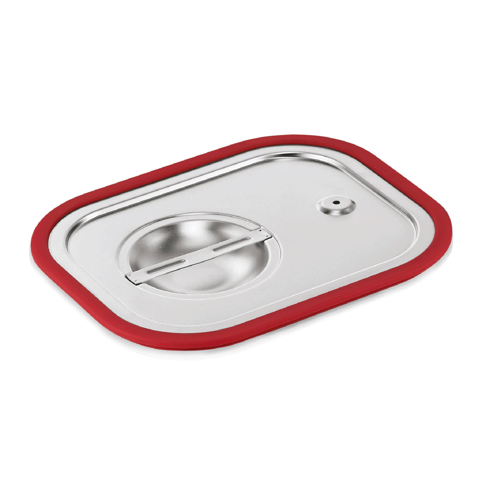 GN Transportdeckel GN CORE 1/2, Silikondichtung, Chromnickelstahl