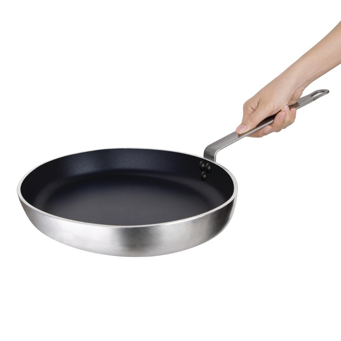 Vogue Aluminium Antihaft Teflon Platinum Plus Oval Bratpfanne 40cm