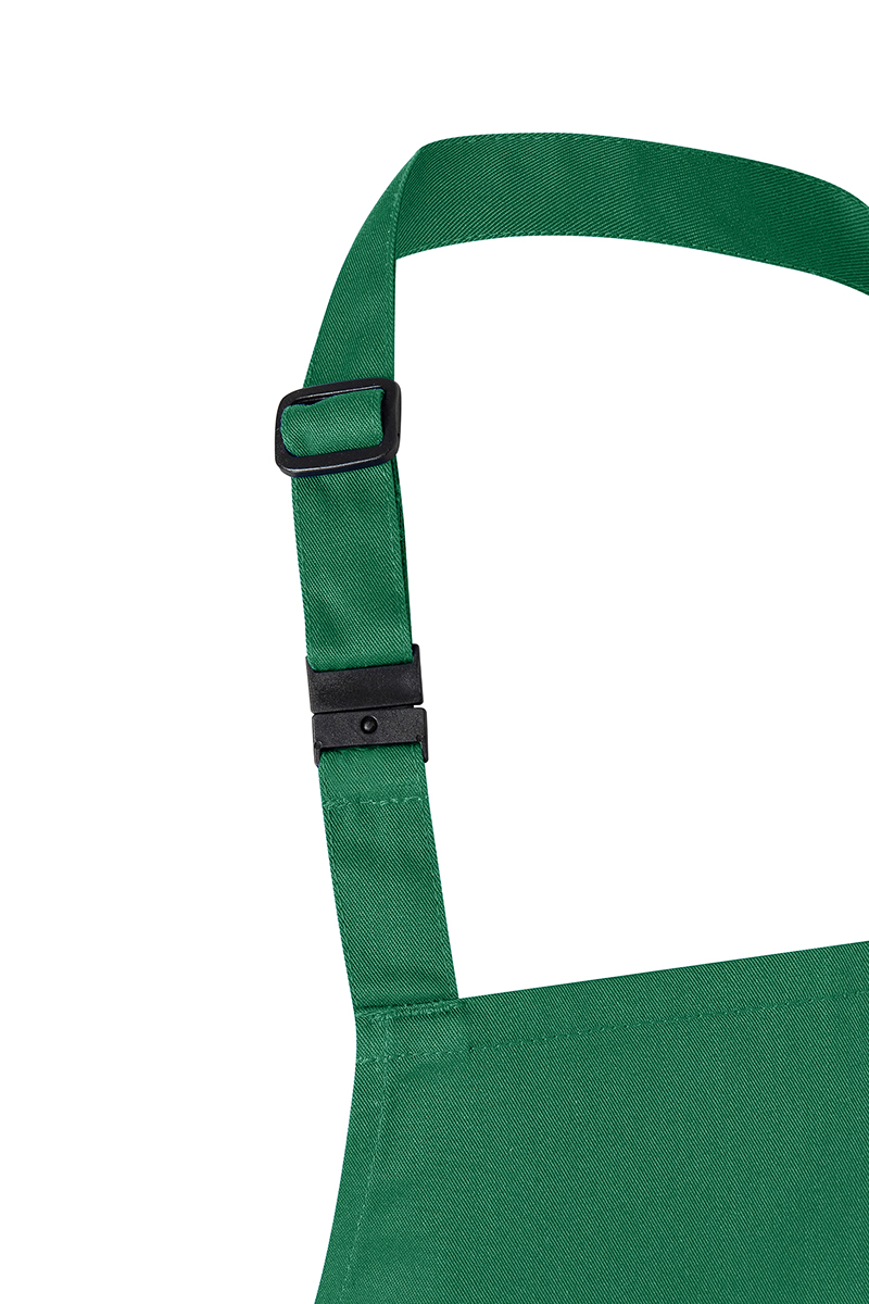 Tablier à bavette Basic avec boucle pour enfants - Vert Forêt - S