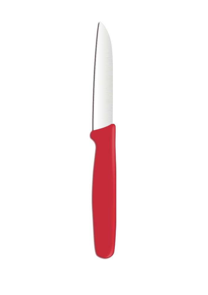 Couteau éplucheur Rouge - (L)180mm