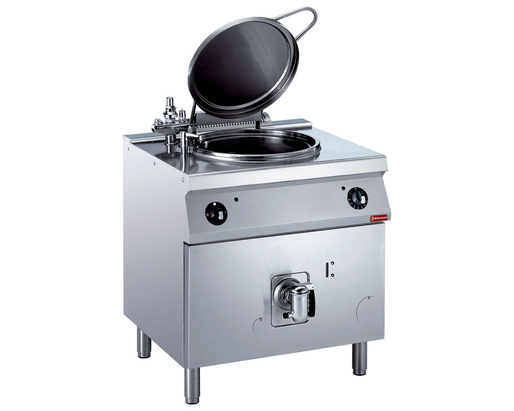 Elektrischer Kochkessel 60L – Indirekte Heizung 400V