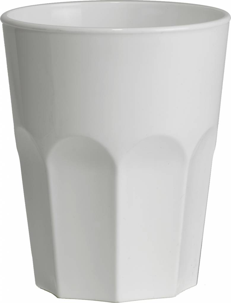 Glas Rox 30cl Weiß PP Kunststoff |   8 Stück