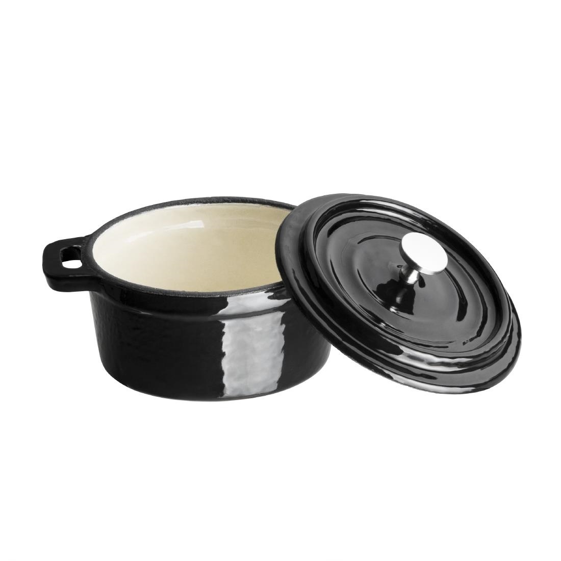 Braadpan Signature Zwart - Le Creuset Look-a-Like - Rond 130x84x45(h)mm