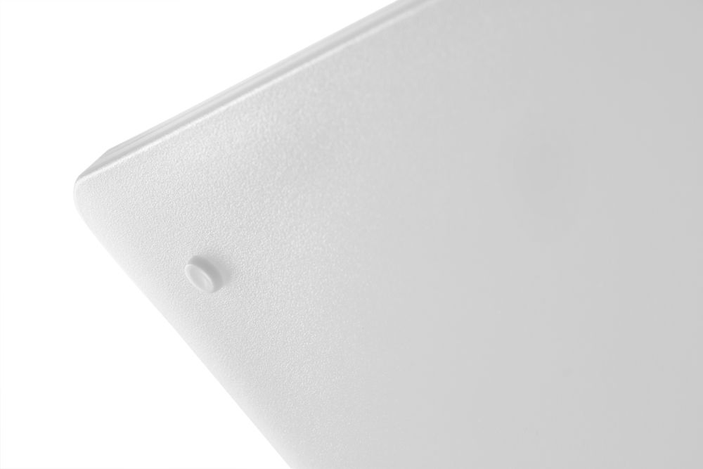 Schneidbrett mit Rille - Weiß - 355x250x(H)15mm