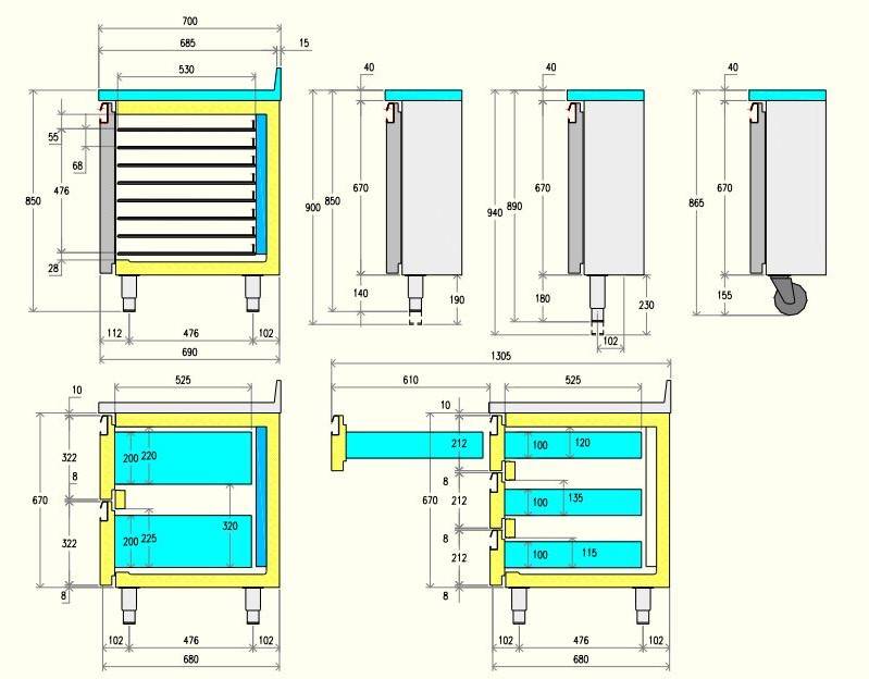 Comptoir Réfrigérée | INOX | Mural | Ventilée | 2 portes GN 1/1 | 260 litres | couvercle anti-éclaboussure | 1362x700x(h)880/900mm Comptoir Réfrigérée | INOX | Mural | Ventilée | 2 portes GN 1/1 | 260 litres | couvercle anti-éclaboussure | 1362x700x(h)880/900mm