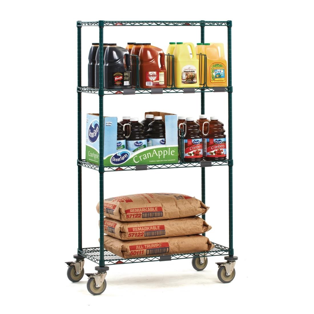 Séparateurs d'étagère Super Erecta Metro 460 x 203mm (lot de 4)