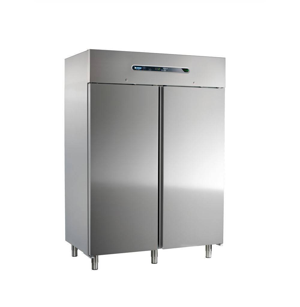 Edelstahl Doppel Kühlschrank | MEKANO 1400 TN | 146,6x84,3x(h)209cm