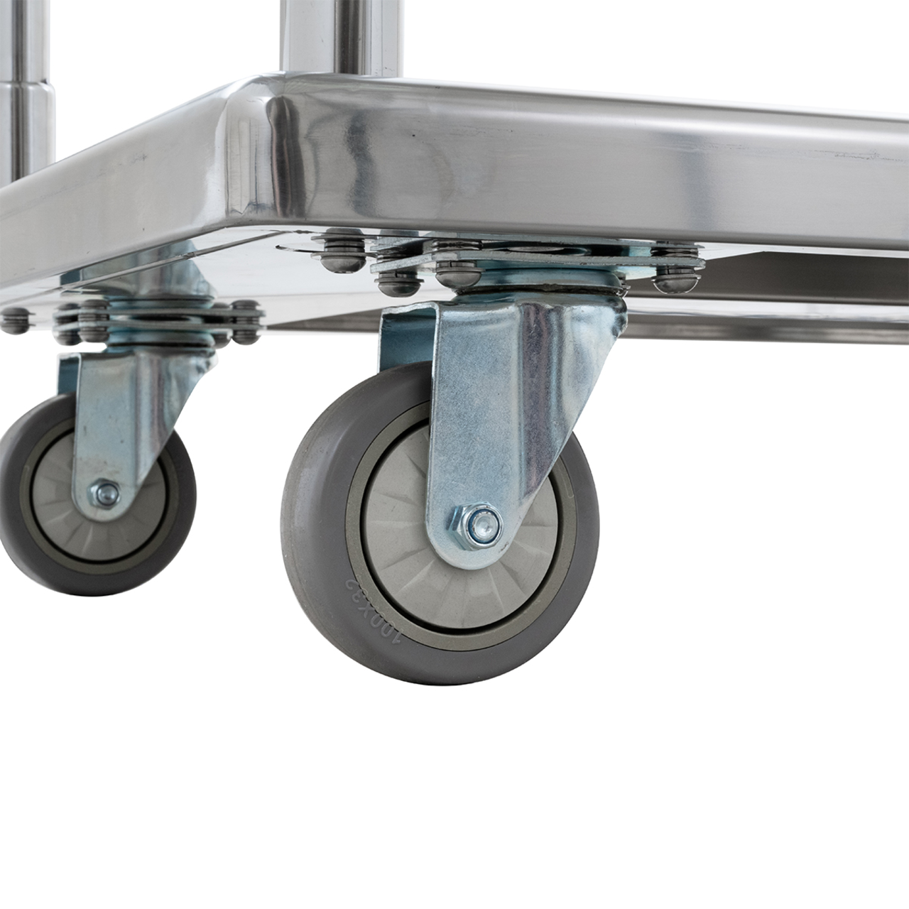 Transportwagen / platformwagen FT-A, 90 x 55 x 87 cm, maximaal laadgewicht: 300 kg, RVS