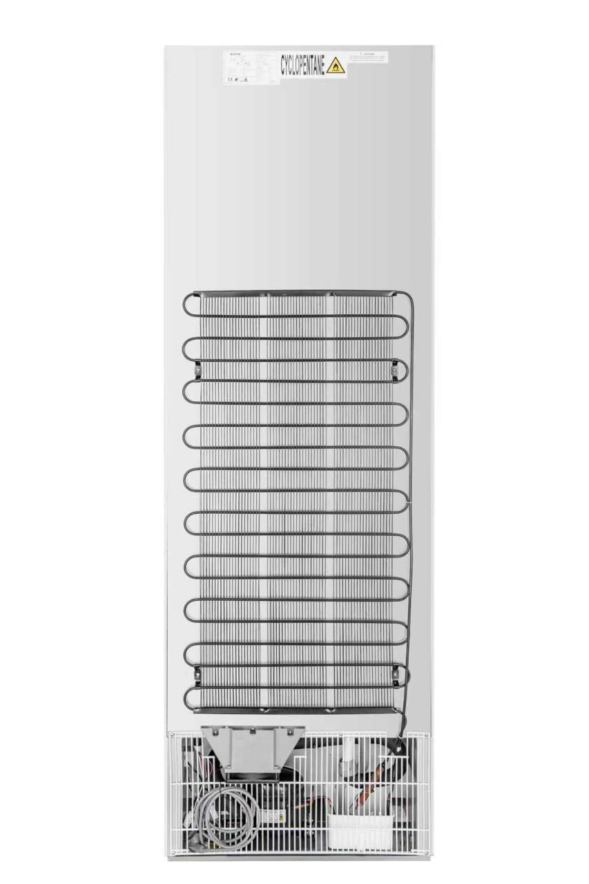 Armoire réfrigérée ECO 400, intérieur en plastique, blanc
