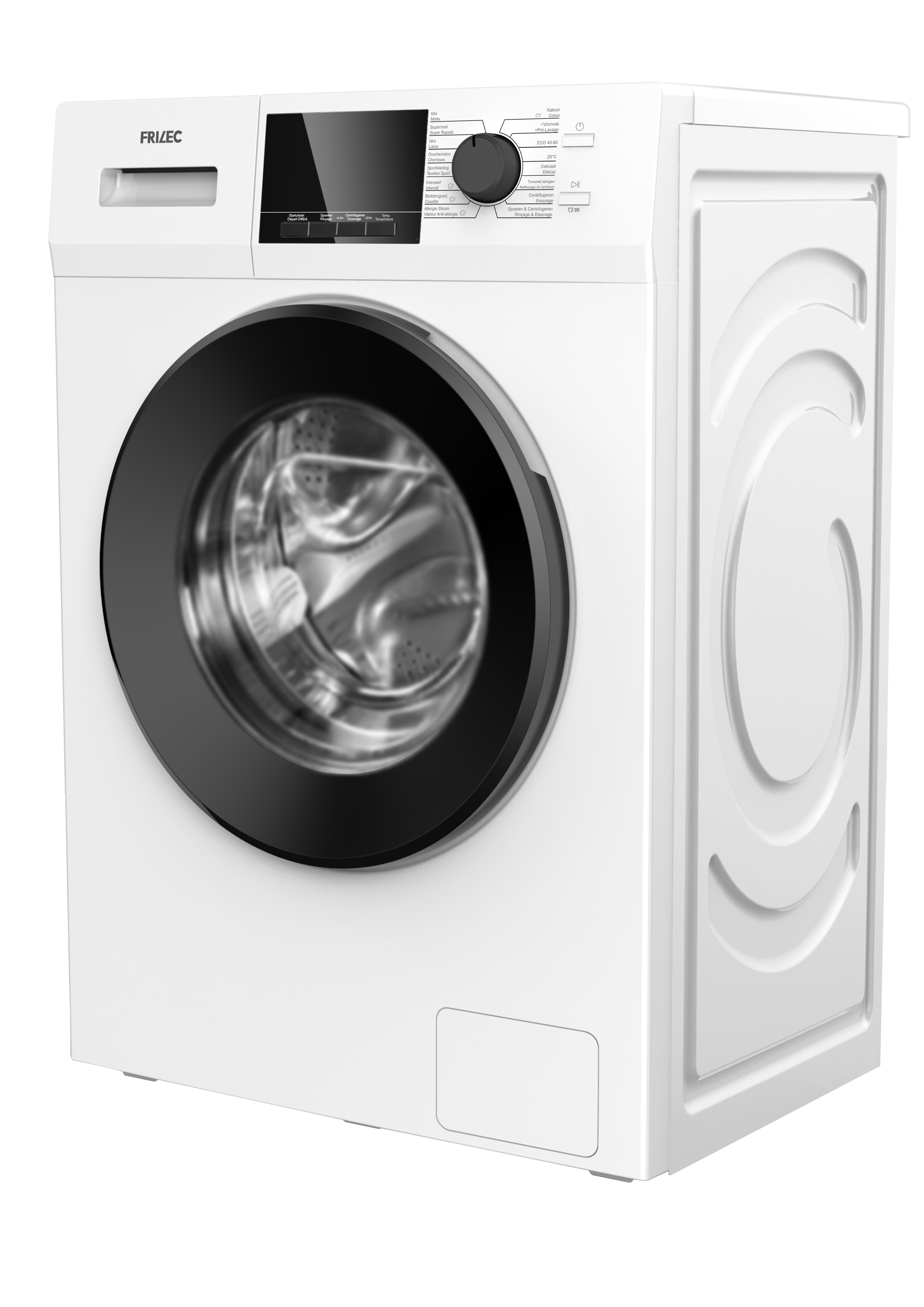 Waschmaschine - Weiß - 8 kg - 1400 U/min - Frilec