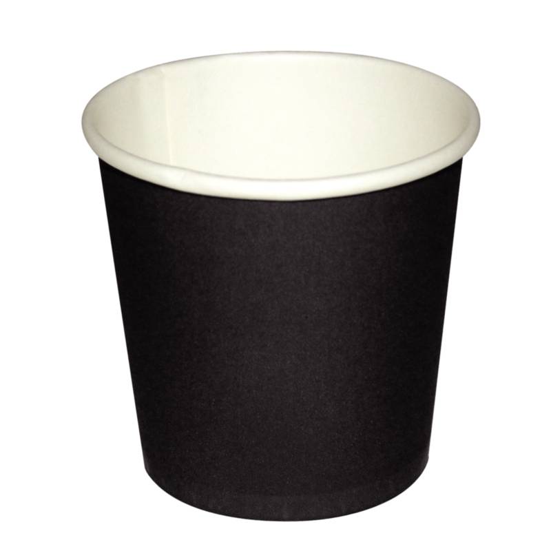 Espresso Beker - Zwart - 11cl - Disposable - Aantal 1000 stuks