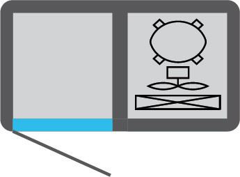 Tiefkühl Barcounter | Weiß | 2 Glastüren | +5°/-25°C | 90x55x(h)88,5cm