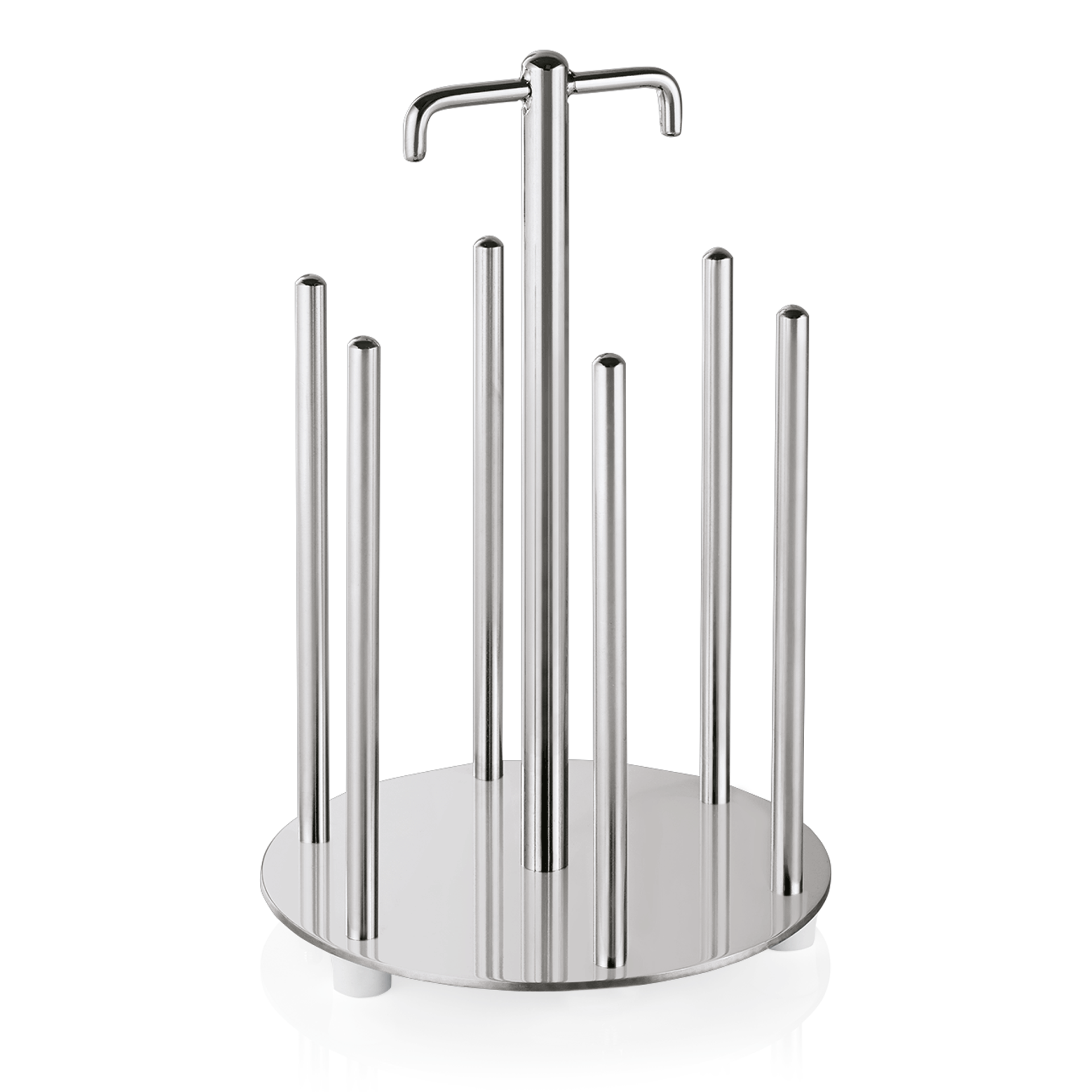 Schüsselspender für 52 Schüssel, Ø 14 cm, Höhe 29 cm, Chromnickelstahl
