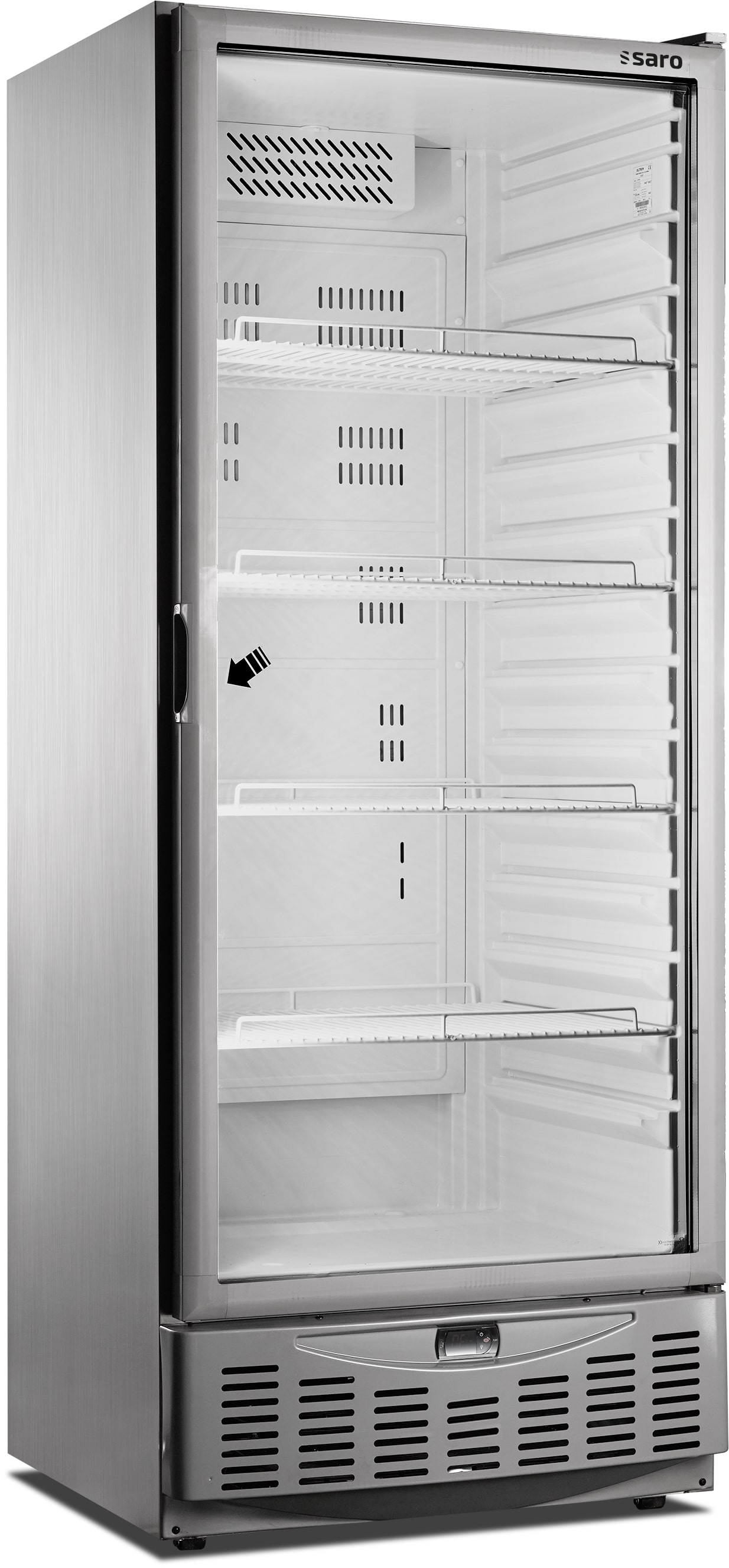 Réfrigérateur SARO, porte vitrée, modèle MM5 A PV