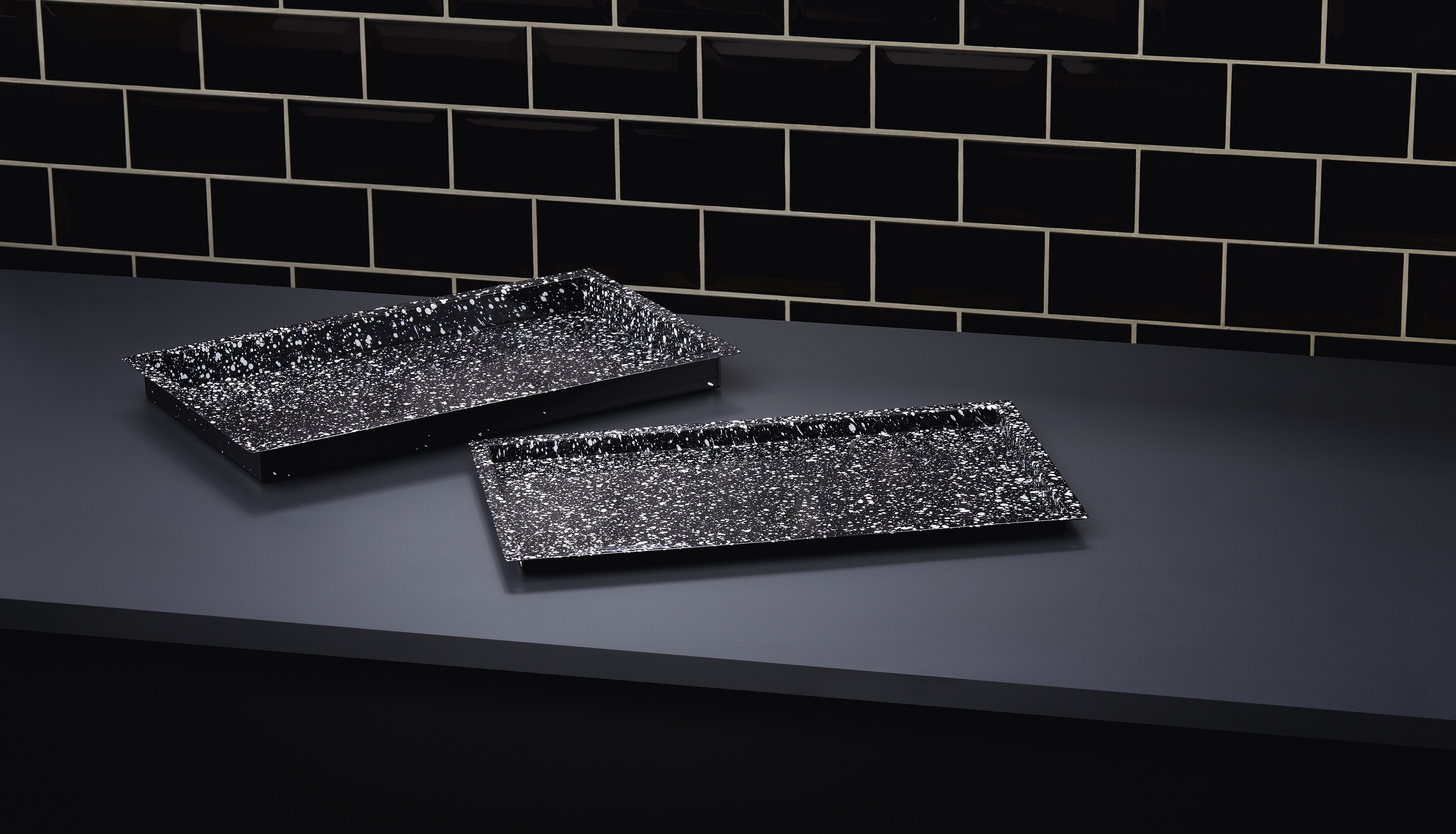 GN Blech 1/1-040 mm, 53 x 32,5 cm, emailliert, Metall