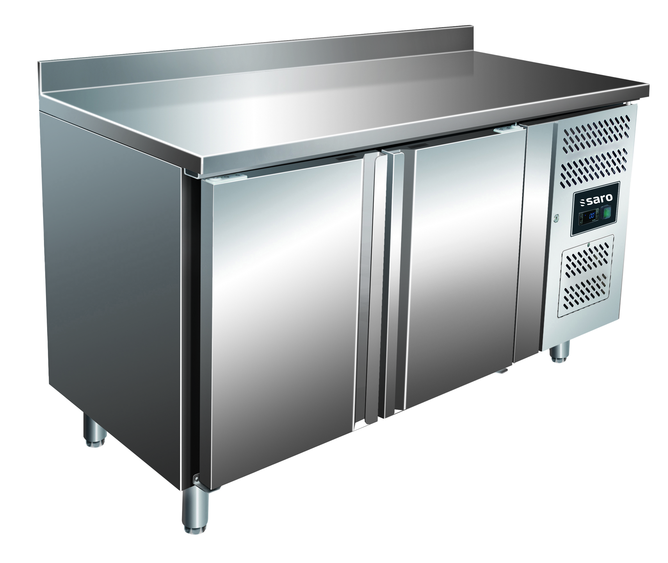 Kühltisch mit 2 Türen und Aufkantung, Modell KYLIA GN 2200 TN