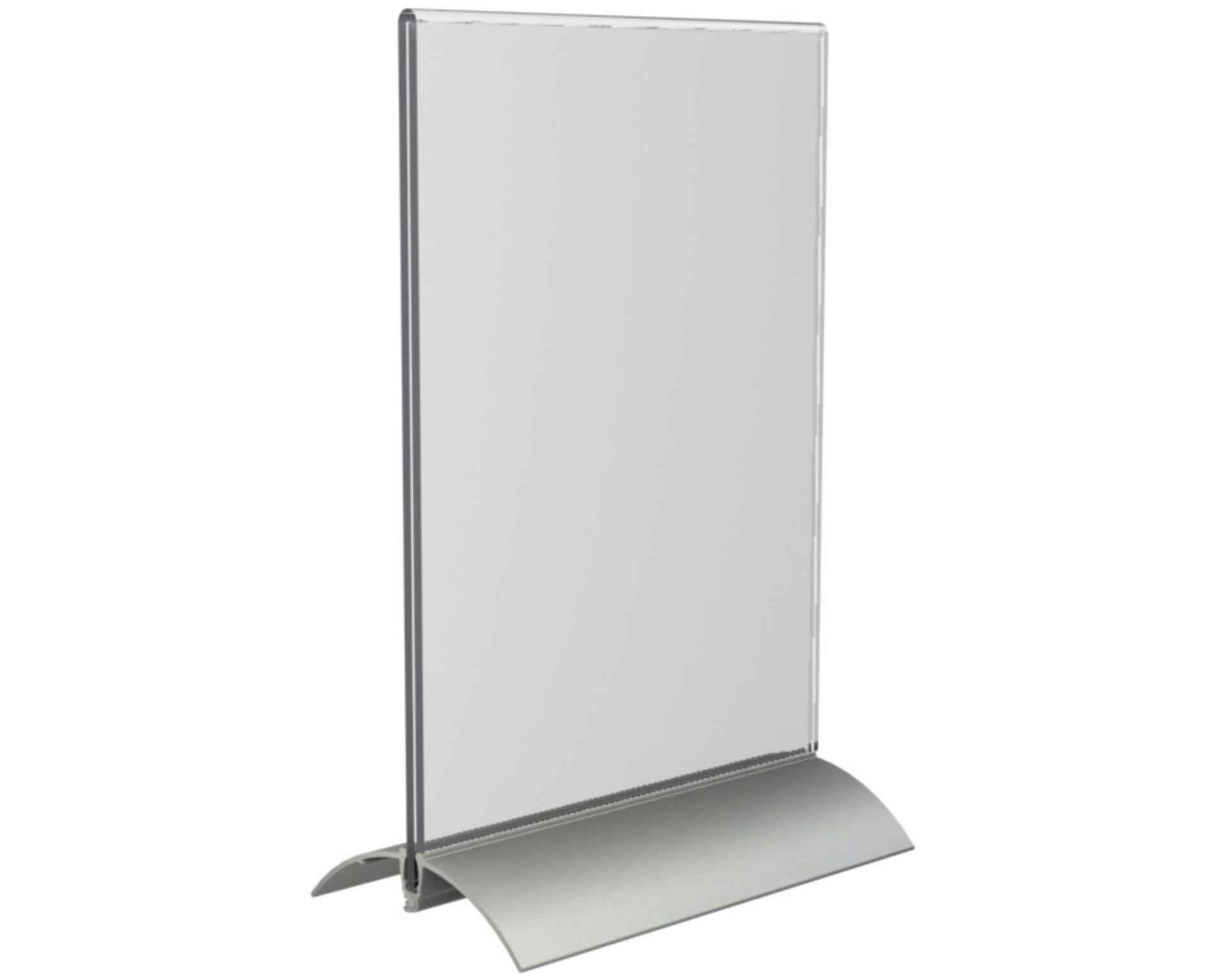 Support de table acrylique-aluminium - A5