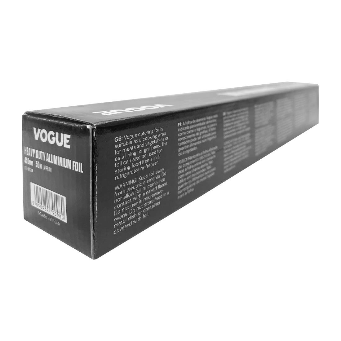 Vogue Schneiderbox Hochleistungs-Aluminiumfolie 450mm x 50m