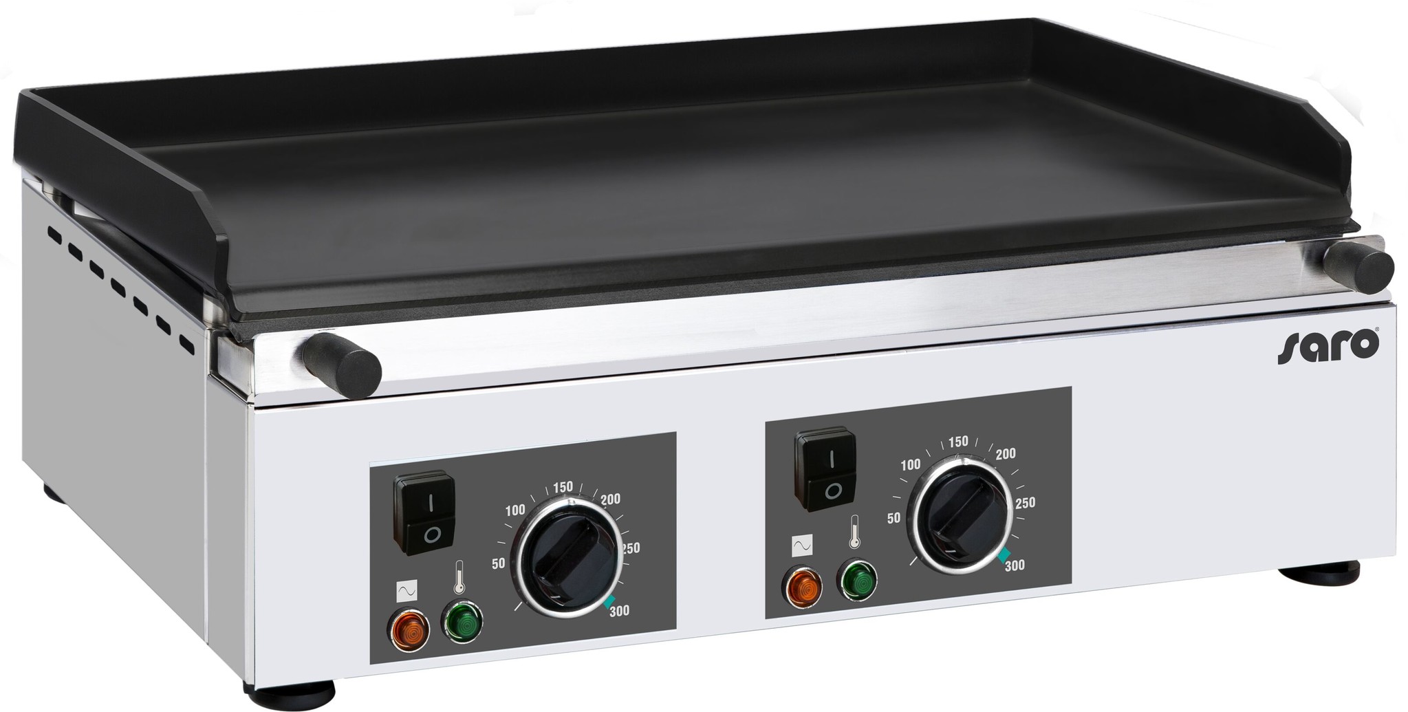 Plaque de Cuisson électrique - Revêtement en céramique 2x 2,25 kW - 595x450x (H) 225mm