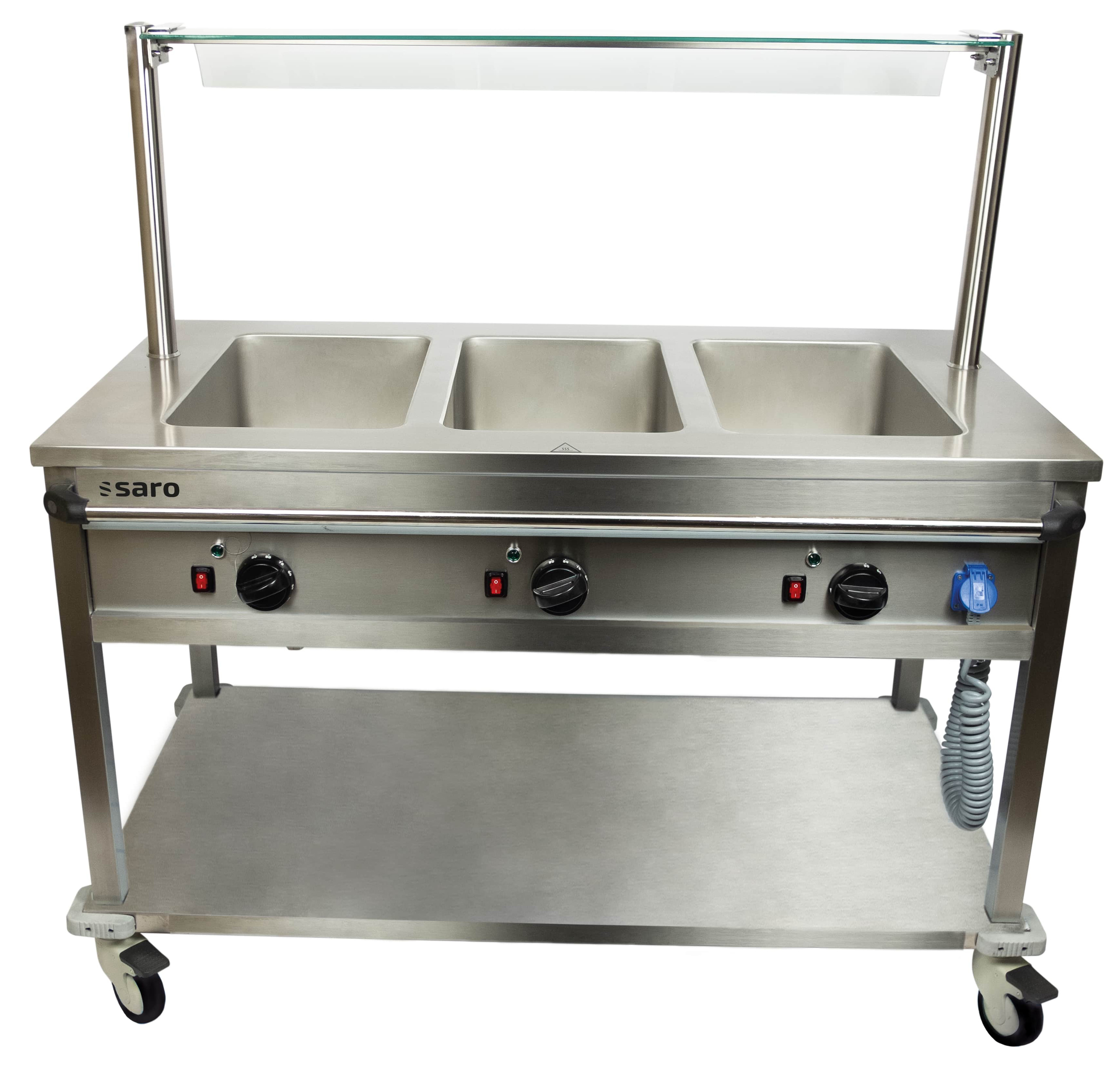 SARO Bain Marie Trolley Modell BTS-3