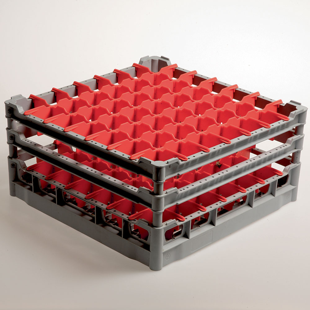 Panier 49 verres Ø 63 mm, h210, Polyp.