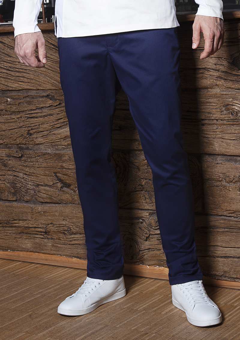 Herren Chinohose Modern-Stretch - Marine - 48
