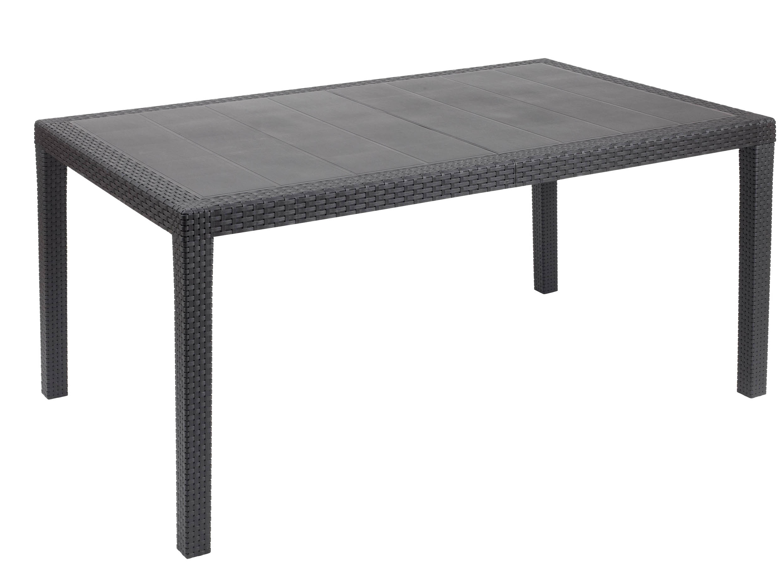 Table de jardin rectangulaire Curlo 150x90cm