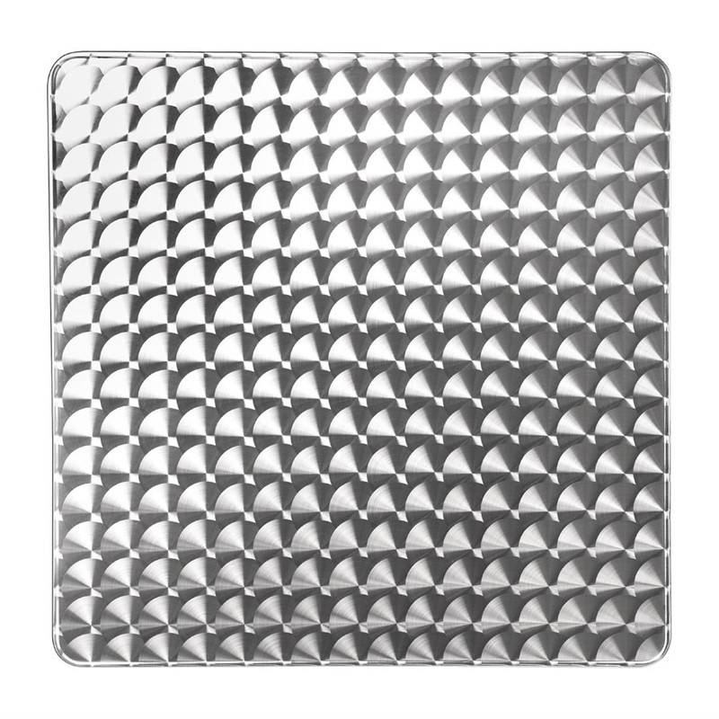 Bistrotisch Edelstahl | Aluminium Fuß | 600x600x(h)720mm