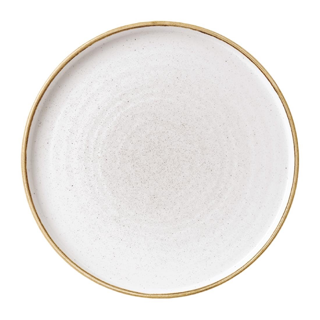 Assiettes avec rebord Churchill Stonecast Barley White 210mm (Lot de 6)