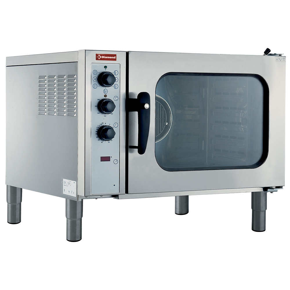 Elektrische convectie oven 6x 1/1GN - Automatische luchtbevochtiger - 230V