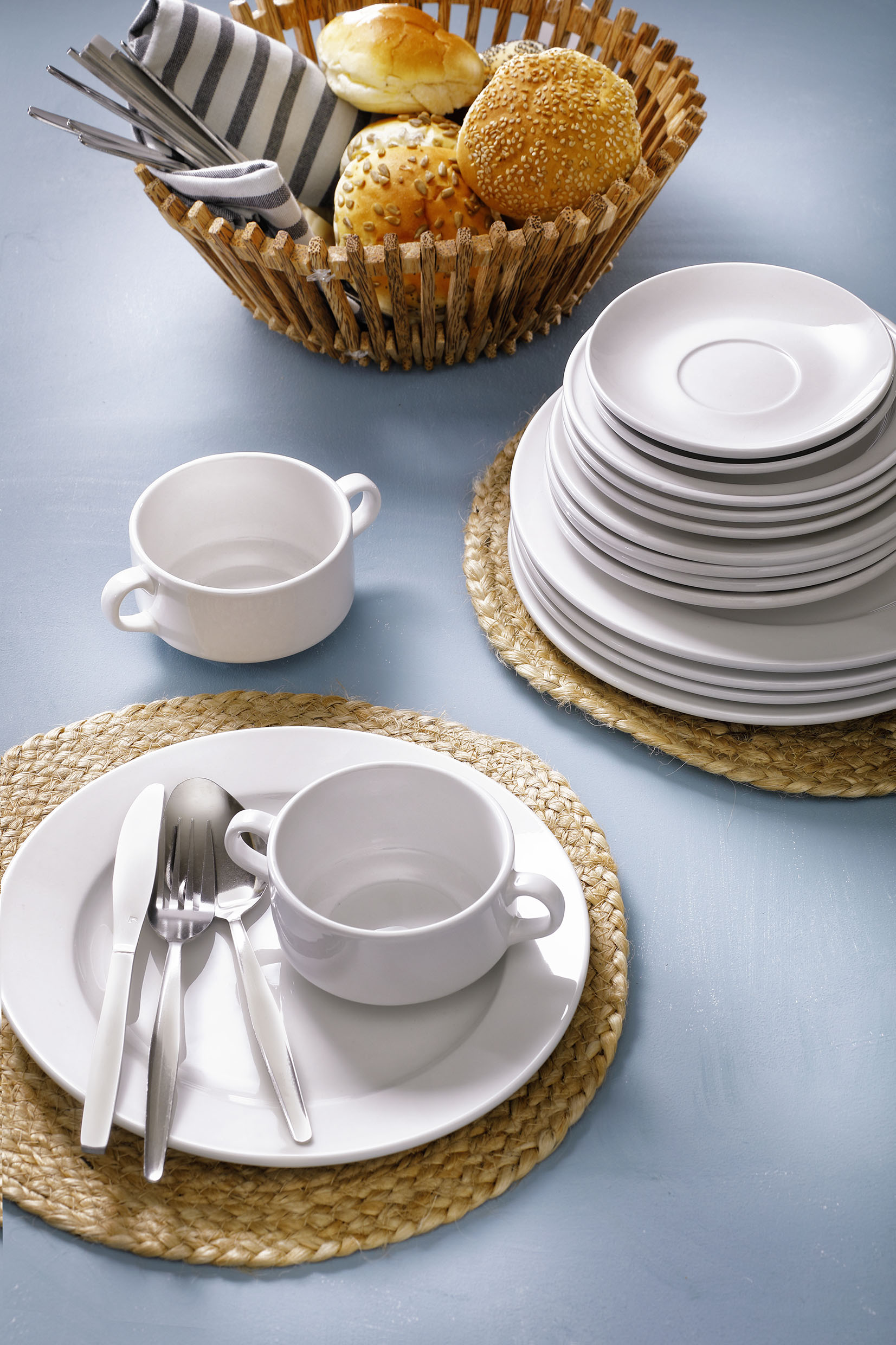 Schaal Budgetline 12 cm 26 cl Wit Porselein