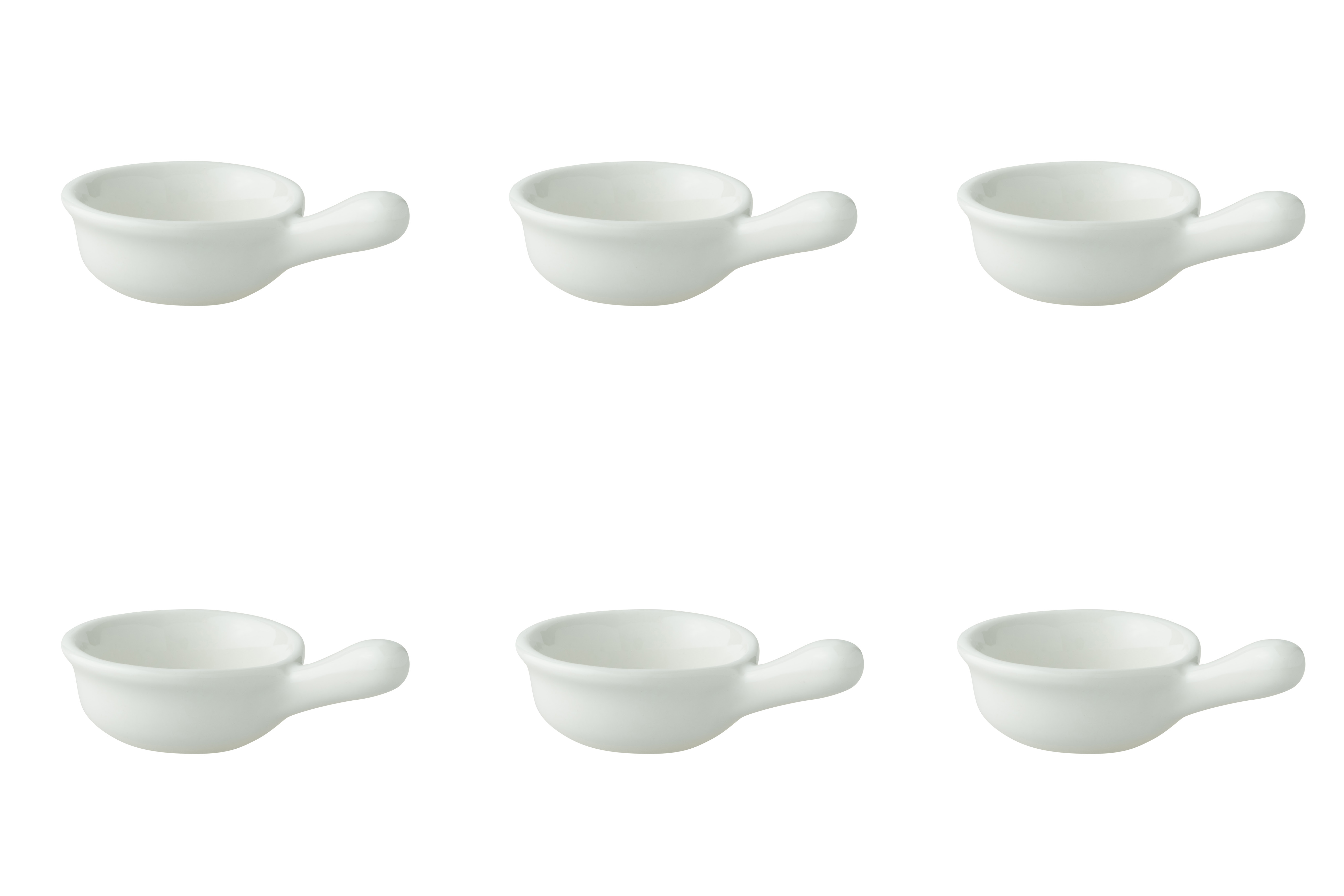 Schaal Fancy Ivory 6 cm 6 x 9.5 cm 4 cl Offwhite Porselein