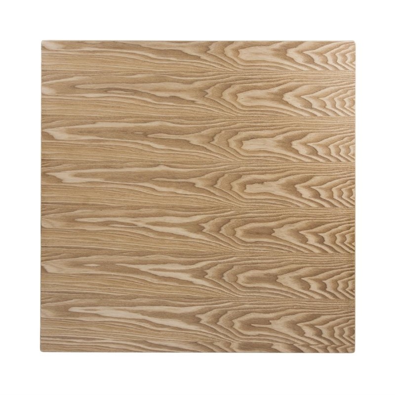 Plateau de table carré Boléro | Placage frêne | 700x700mm