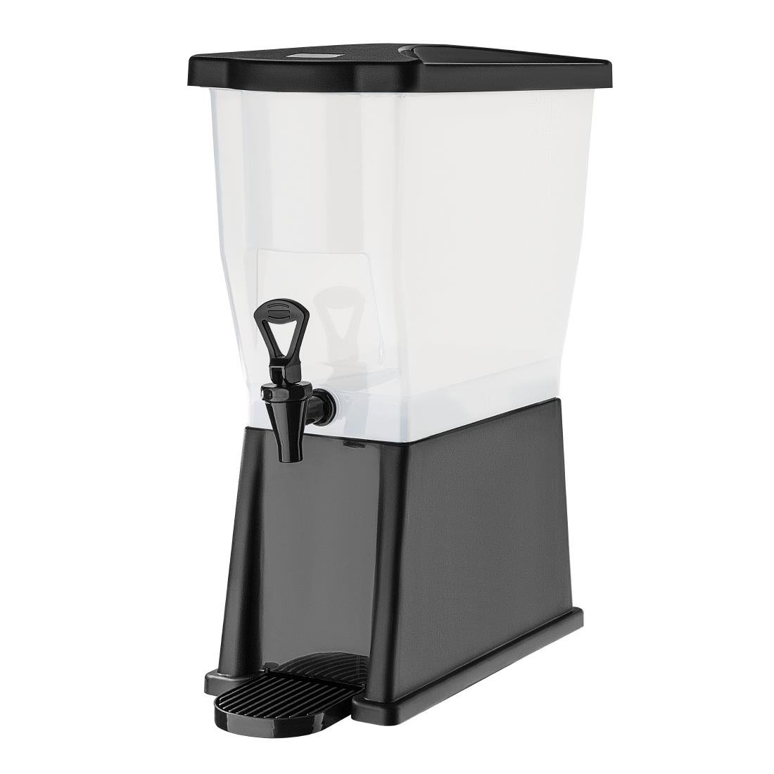 Distributeur de boissons en polypropylène noir Olympia 12L
