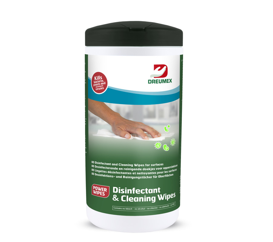 Disinfectant and cleaning wipes - 6x80 doekjes