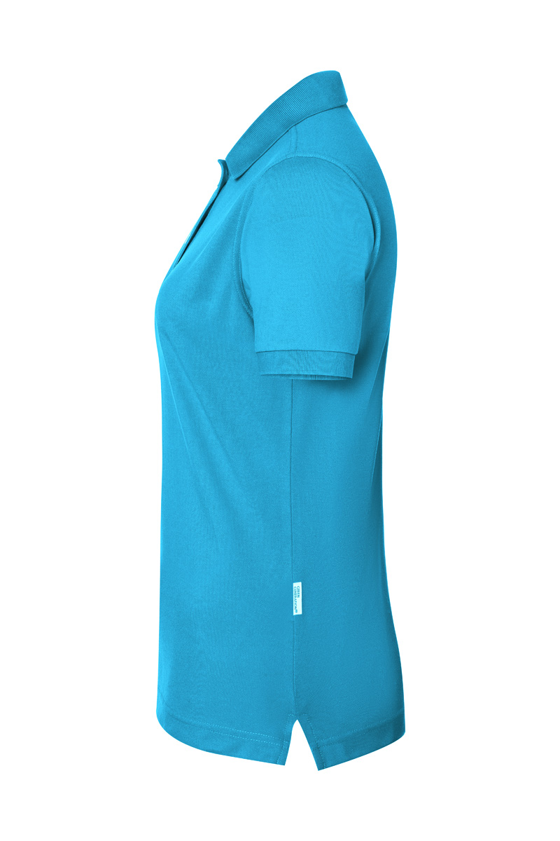 Damespolo Met Moderne Uitstraling, Gemaakt Van Duurzaam Materiaal - Pacific Blue - L