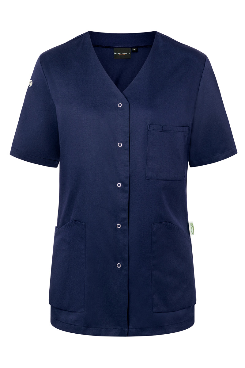 Damestuniek Met Korte Mouwen, Essential, Gemaakt Van Duurzaam Materiaal - Marineblauw - 48