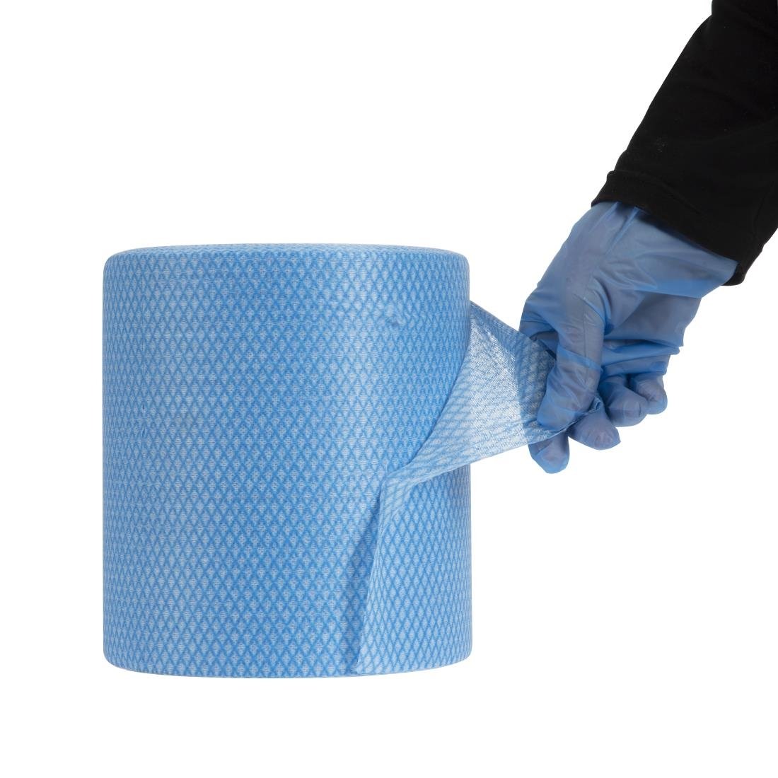 EcoTech Envirolite Super Chiffons de Nettoyage Antibactériens Bleu (Rouleau de 2 x 500)