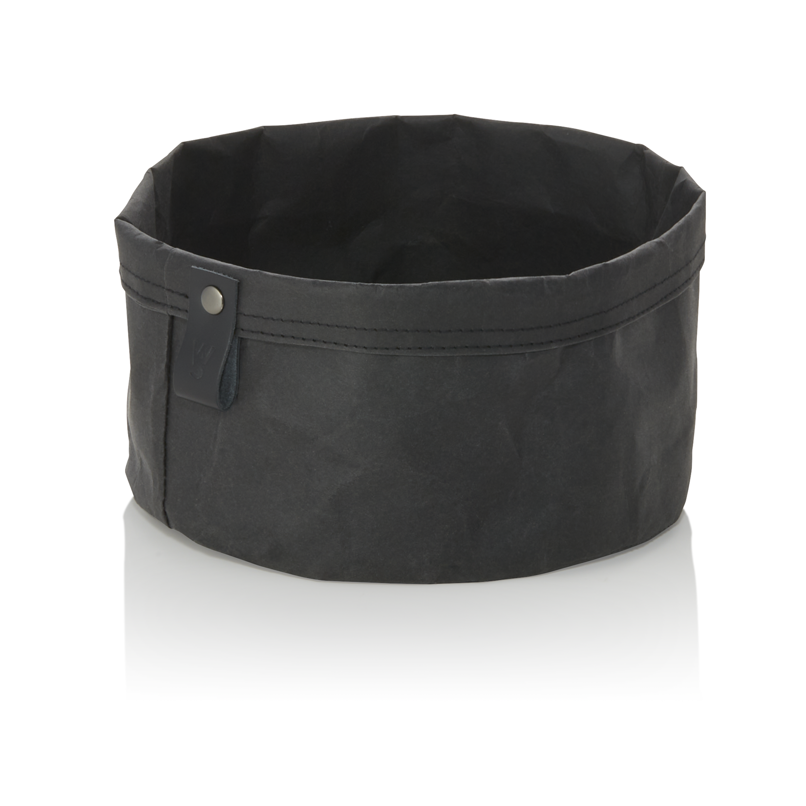 Broodzak CRAFT & CRUMBLE, Ø 20 cm, hoogte 13 cm, zwart, kraftpapier