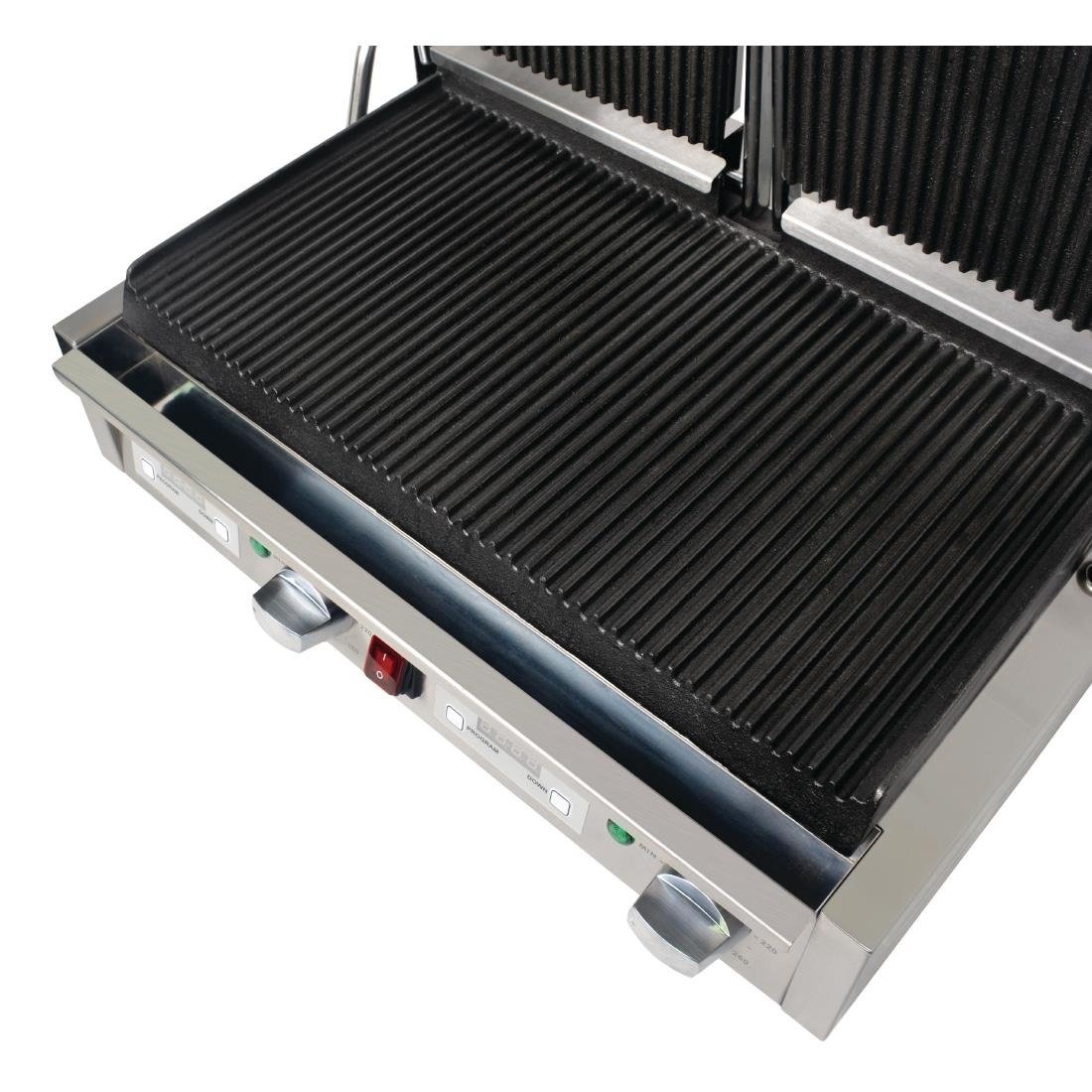 Dubbele Contactgrill | Groef/Groef | 2900W | 550x395x(H)210mm